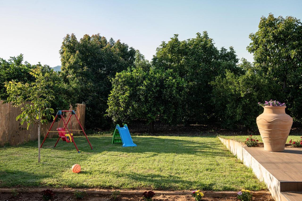 Villa Enny, 3 Bd With Private Heated Pool Agia  Luaran gambar